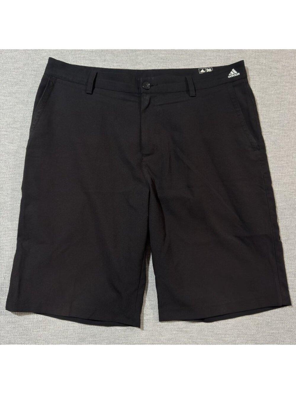 Adidas Adizero Golf Shorts Mens Size 34 Black Performance Lightweight Flat Front